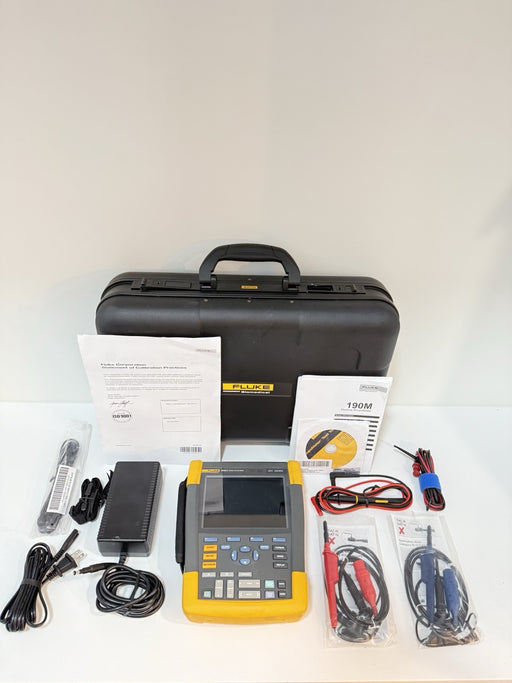 FLUKE 190M-2 MEDICAL SCOPEMETER 2CH 200MHZ OSCILLOSCOPE (TESTED) SHIPS FAST