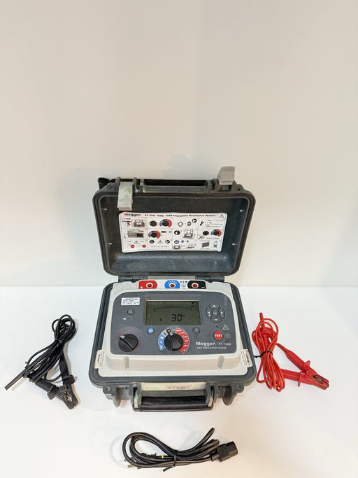 MEGGER S1-1068 10KV INSULATION TESTER W/LEADS & CHARGER (CALIBRATED 2024) TESTED