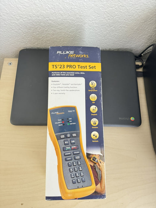 FLUKE NETWORKS TS23 PRO TEST SET / NEW SEALED - FREE SHIPPING