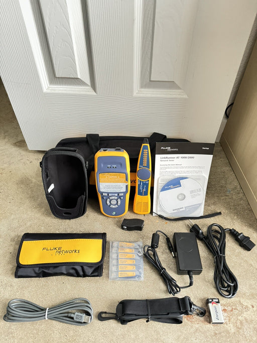 FLUKE NETWORKS LRAT-2000 KIT TESTER W FLUKE INTELLITONE PROBE (FREE SHIPPING)