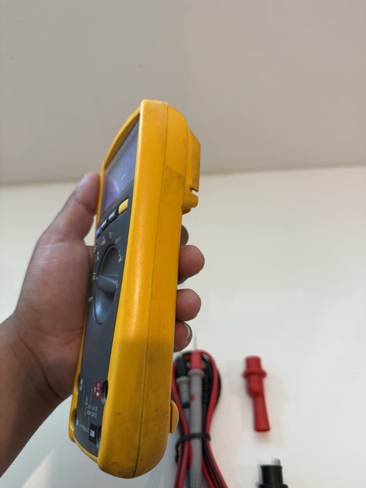 FLUKE 179 TRUE RMS MULTIMETER W/LEADS & CLIPS - SHIPS FAST