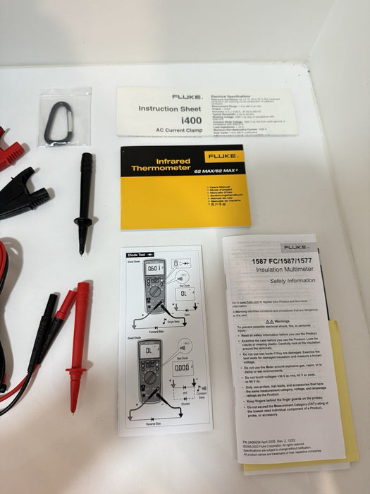 FLUKE 1587KIT/62MAX+ FC & i400 ADVANCED ELECTRICAL KIT (NEW FACTORY SEALED) 2025