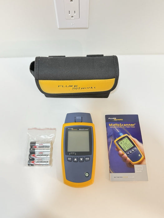FLUKE NETWORKS MS2-100 MICROSCANNER 2 (FREE SHIPPING) TESTED
