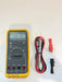FLUKE 87 III TRUE RMS MULTIMETER W/LEADS & CLIPS - SHIPS FAST (CALIBRATED 2027)