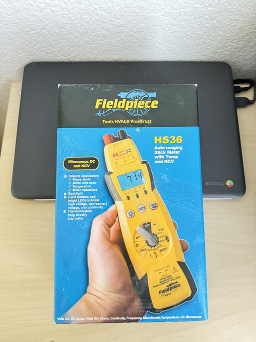 Fieldpiece HS36 Auto Ranging Stick Digital Multimeter NEW!!