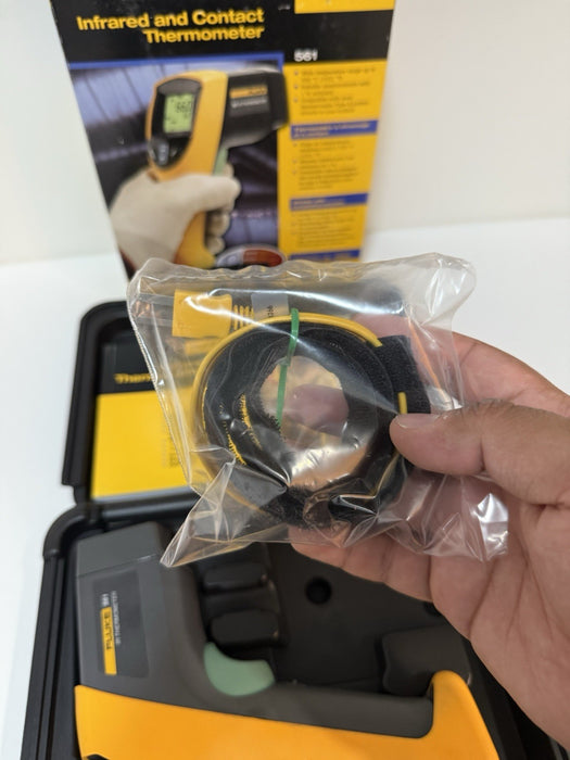 FLUKE 561 INFRARED & CONTACT THERMOMETER (NEW SEALED) SHIPS FAST