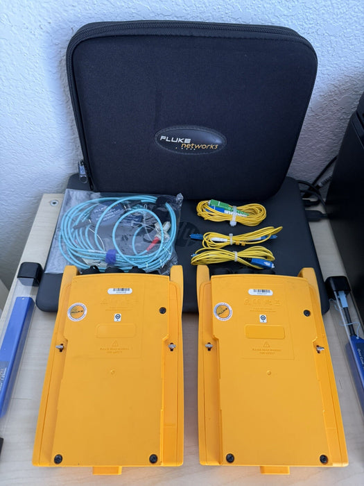 FLUKE NETWORKS CFP-Q CFP-QUAD CERTIFIBER PRO SM MM FIBER OLTS (CALIBRATED 2023)