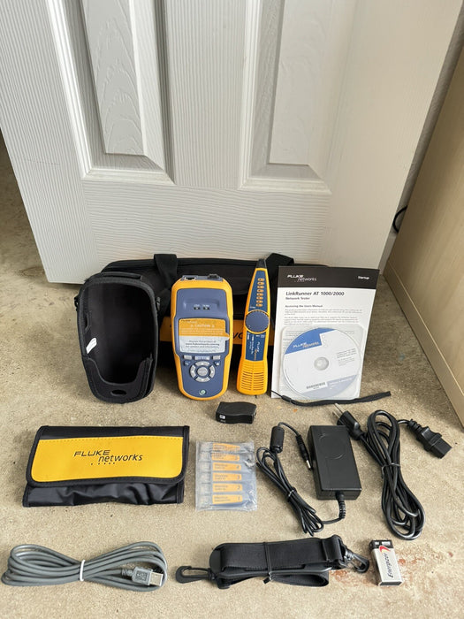 FLUKE NETWORKS LRAT-2000 KIT TESTER W FLUKE INTELLITONE PROBE (FREE SHIPPING)
