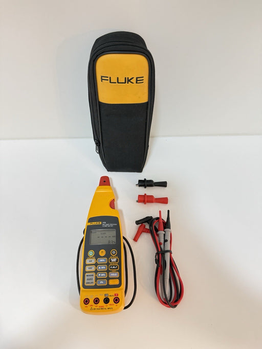 FLUKE 773 MILLIAMP CLAMP METER / W BAG & LEADS (TESTED) SHIPS FAST