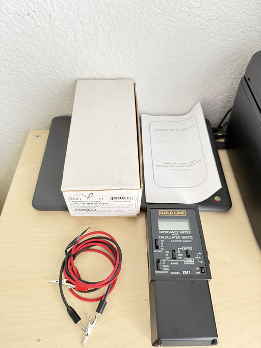 Gold Line ZM-1 Impedance Meter / SHIPS FAST - FREE SHIPPING