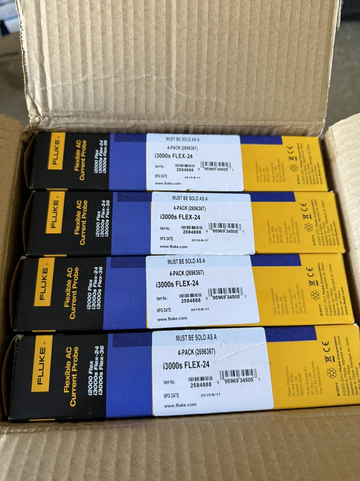 FLUKE i3000s FLEX-24 FLEXIBLE AC CURRENT PROBE (NEW SEALED) SHIPS FAST