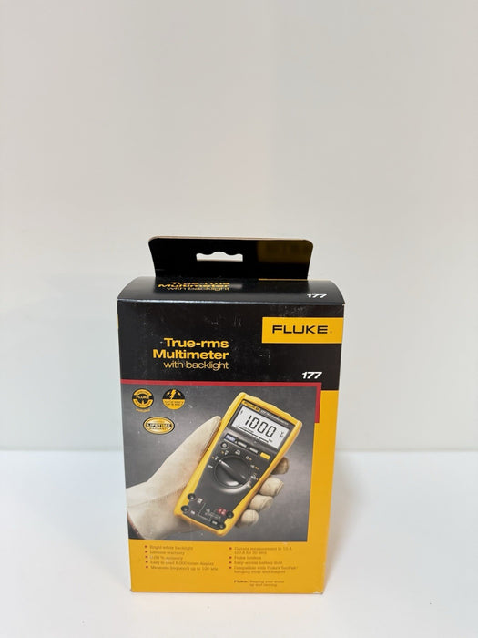 FLUKE 177 TRUE RMS MULTIMETER (NEE FACTORY SEALED) CALIBRATED 2025 / SHIPS FAST
