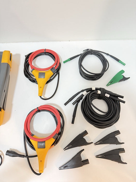 FLUKE 434 SERIES II ENERGY ANALYZER W/ACCESSORIES - SHIPS FREE (TESTED)