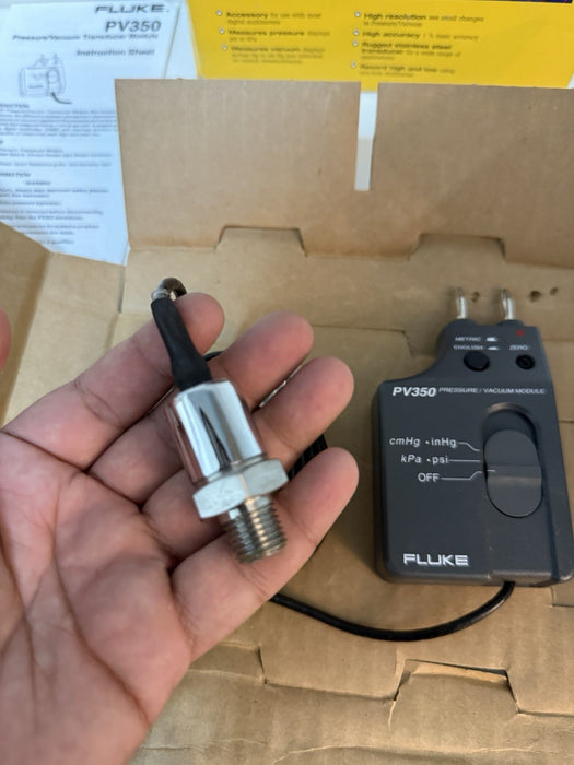FLUKE PV350 PRESSURE VACUMM TRANSDUCER MODULE (NEW FACTORY SEALED) RARE TO FIND