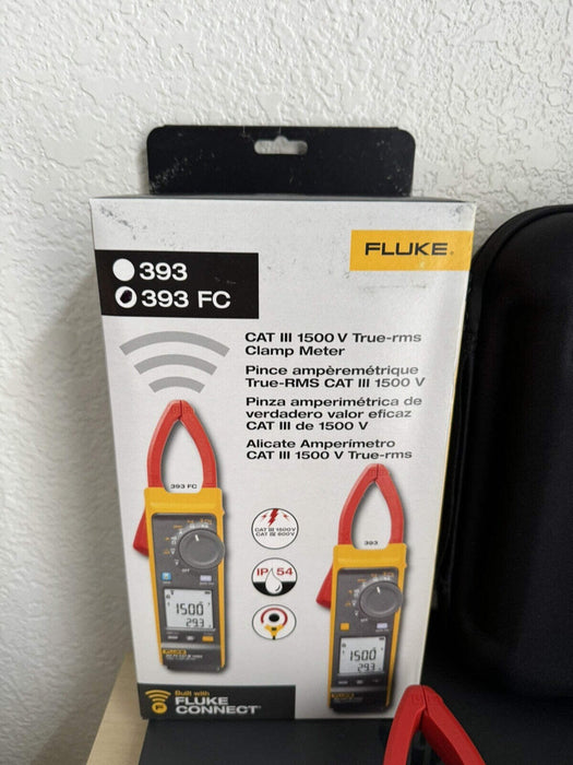 FLUKE 393 FC CAT III 1500 V True-rms Clamp Meter (NEW SEALED) - SHIPS FAST