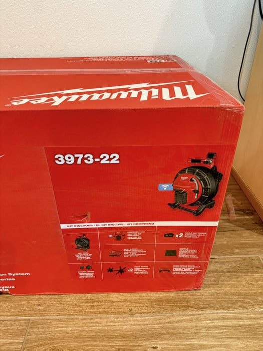MILWAUKEE 3973-22 120 MID STIFF MODULAR PIPELINE INSPECTION SYSTEM (NEW SEALED)