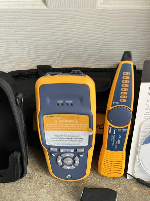 FLUKE NETWORKS LRAT-2000 KIT TESTER W FLUKE INTELLITONE PROBE (FREE SHIPPING)