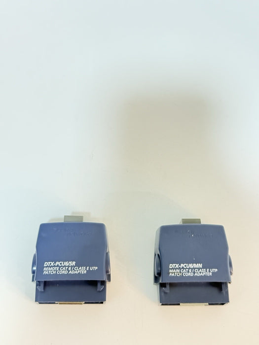 FLUKE NETWORKS DTX-PCU6 Patch Cord Adapter Set DTX-PCU6/MN DTX-PCU6/SR / TESTED