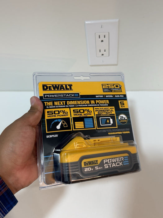 DEWALT DCBP520 20V MAX XR 5.0AH POWERSTACK COMPACT BATTERY (NEW FACTORY SEALED)