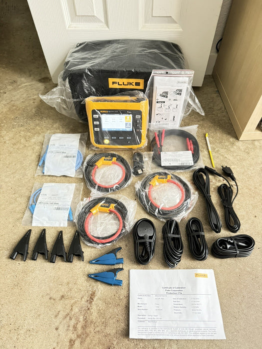 Fluke 1732 Three-Phase Energy Logger W / Iflex 1500-12 (CALIBRATED 2023-2024)