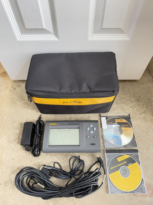 FLUKE 5020A THERMO-HYGROMETER W/BAG & ACCESSORIES- SHIPS FAST