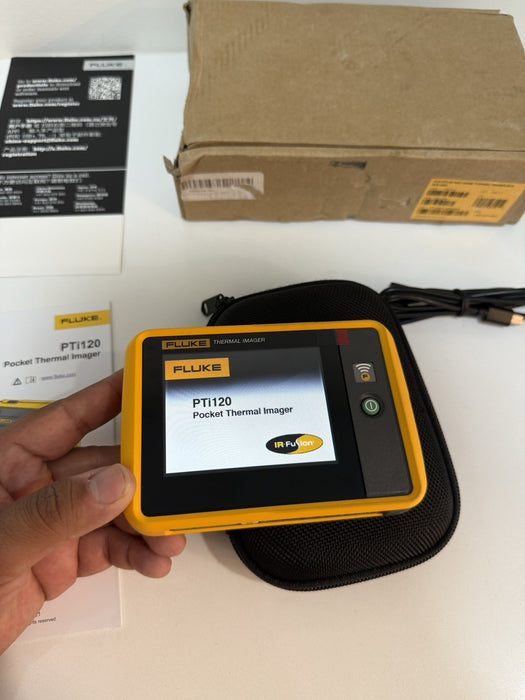 FLUKE PTi120 PORTABLE THERMAL IMAGER W/ ACCESSORIES (NEW FACTORY SEALED) NEW