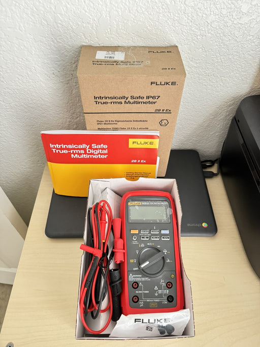 FLUKE 28 II EX INTRINSICALLY IP67 METER / NEW FACTORY SEALED / FREE SHIPPING