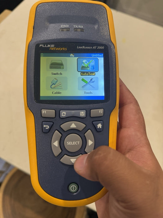 FLUKE NETWORKS LINKRUNNER AT-2000 TESTER W/ ACCESSORIES (TESTED) SHIPS FAST