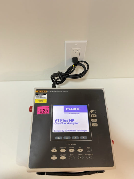 FLUKE VT PLUS HF GAS FLOW ANALYZER W / BAG & CHARGER (CALIBRATED 2024) TESTED