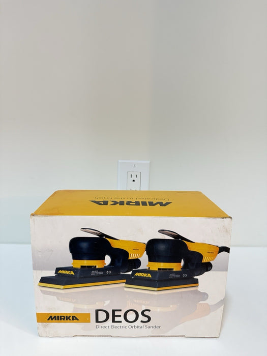MIRKA DEOS 353XCV DIRECT ELECTRIC ORBITAL SAMDER (NEW FACTORY SEALED) SHIPS FAST