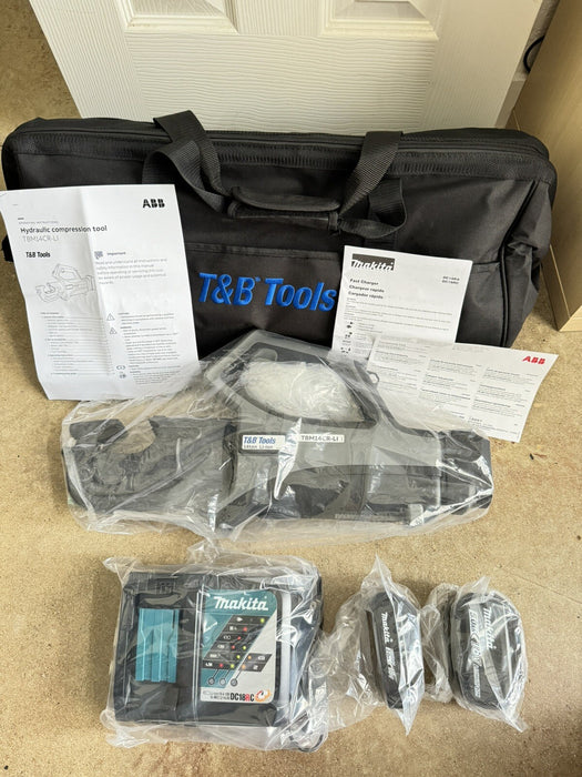 ABB Thomas & Betts TBM14CR-LI Open Crimp Tool, 14-Ton 18V Li - NEW SEALED