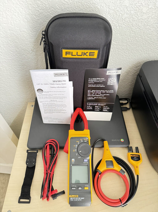Fluke 393 FC CAT III 1500V True TRMS Wireless Clamp Meter W / iFlex - SHIPS FAST