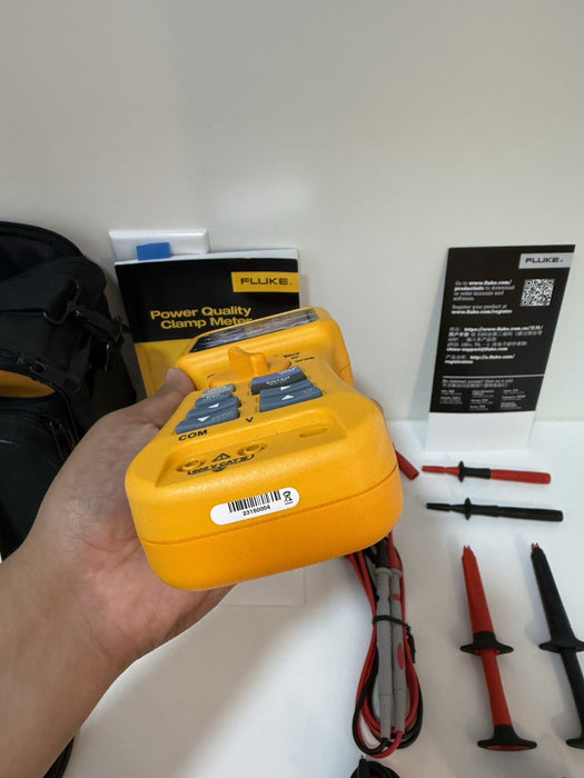 FLUKE 345 POWER QUALITY CLAMP METER W/LEADS & ACCESSORIES (TESTED)NEW SHIPS FREE