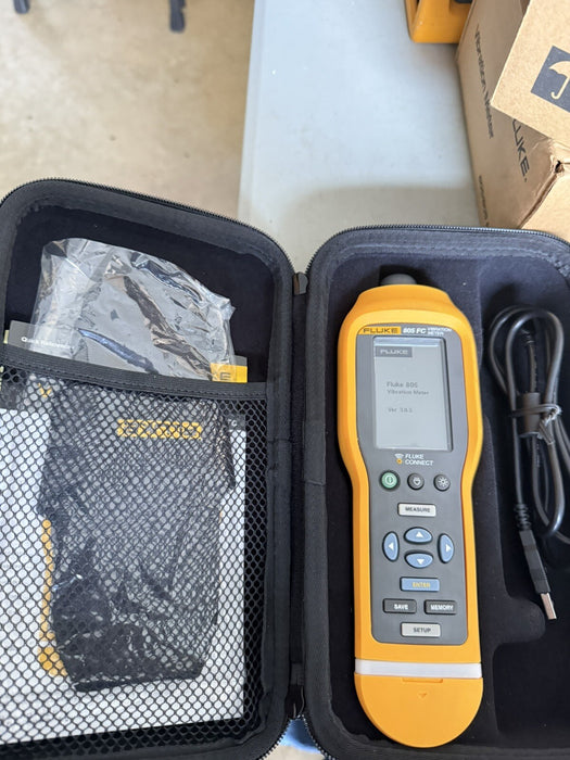 Fluke 805 FC Mechanical Machine Vibration Meter Tester (New Condition FACTORYBOX