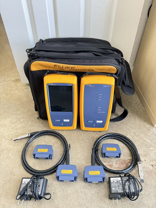 FLUKE NETWORKS DSX-8000 CABLE CERTIFIER TETSER KIT (CALIBRATED 2023-2024)