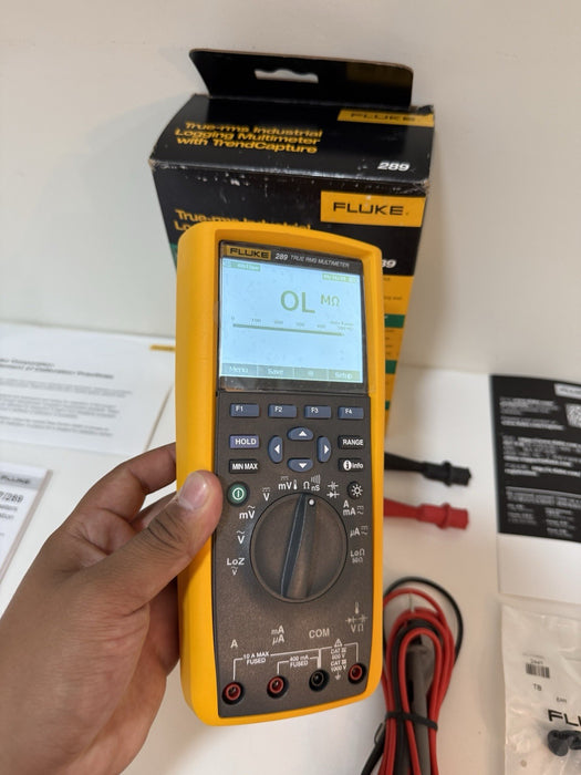 FLUKE 289 TRUE-RMS MULTIMETER (NEW FACTORY SEALED) CALIBRATED 2024 - SHIPS FREE