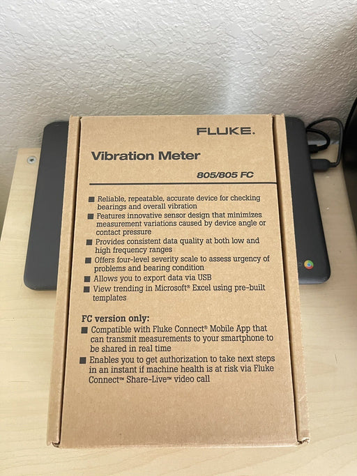 Fluke 805 FC Mechanical Machine Vibration Meter Tester (New Condition FACTORYBOX