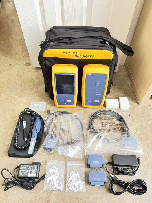 FLUKE DSX2-5000 CABLE ANALYZER KIT (CALIBRATED 2024) FREE SHIPPING / SHIPS FAST