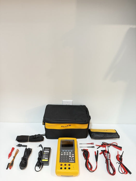 FLUKE 744 PROCESS CALIBRATOR W/ NEW LEAD SET & BAG (TESTED) SHIPS FAST