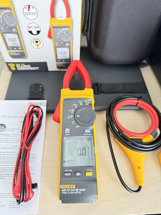 FLUKE 393 FC CAT III 1500 V True-rms Clamp Meter (NEW SEALED) - SHIPS FAST