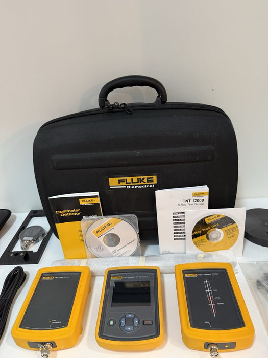 FLUKE BIOMEDICAL TNT 12000D X-RAY W/ DOSEMATE 12000WD KIT (TESTED) FREE SHIPPING