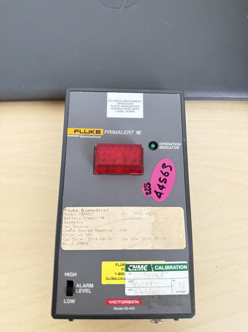 FLUKE PRIMALERT 10 (PARTS ONLY) NOT TESTED - SHIPS FREE