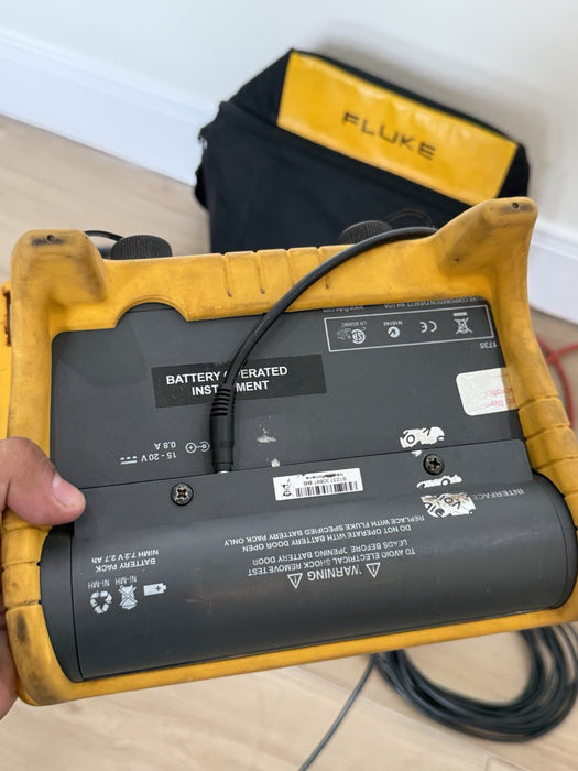FLUKE 1735 POWER LOGGER W/ PROBES & CASE & CHARGER - FREE SHIPPING (SEE PICS)