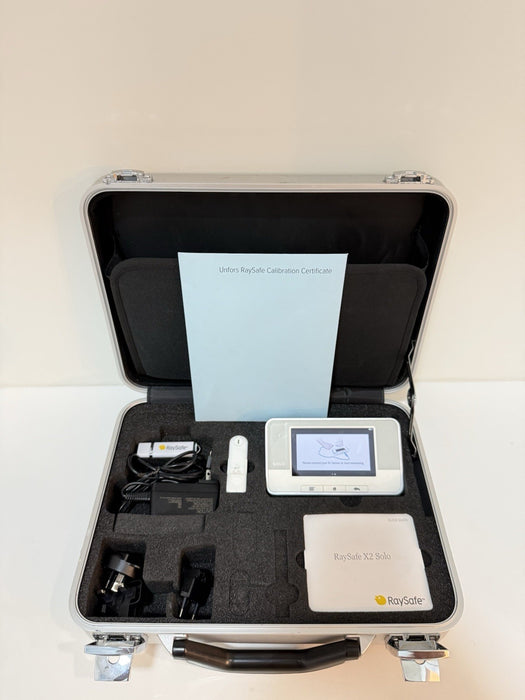 RAYSAFE X2 SOLO RF UNIT W/ACCESSORIES & CASE (TESTED) CALIBRATED 2025 -SHIP FAST