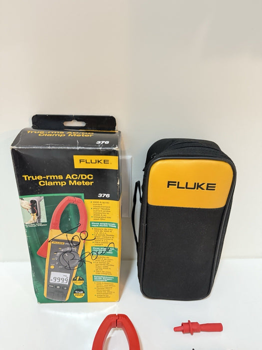 FLUKE 376 TRUE RMS AC/DC CLAMP METER (NEW SEALED) SHIPS FAST