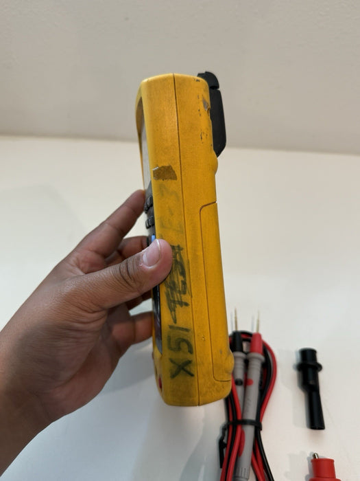 FLUKE 189 TRUE RMS MULTIMETER W/ LEADS & CLIPS - FREE SHIPPING