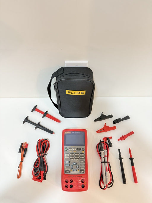 FLUKE 725EX MULTIFUNCTION PROCESS CALIBRATOR W/ ACCESSORIES (TESTED) SHIPS FAST