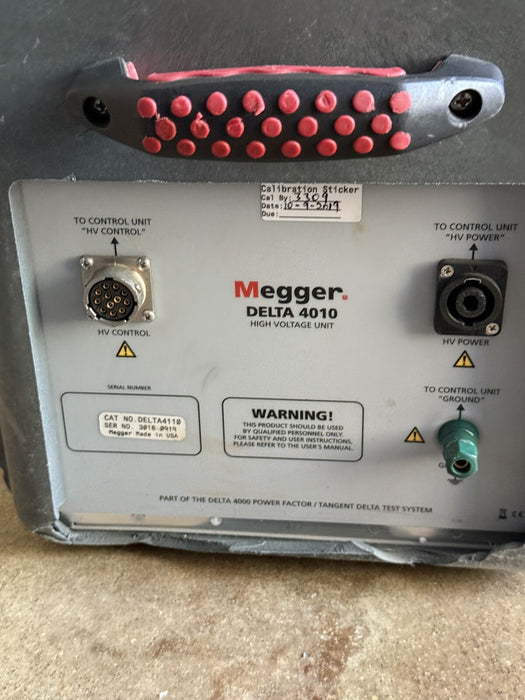 MEGGER DELTA 4010 INSULATION DIAGNOSTIC SYSTEM (CALIBRATED 2024) SHIPS FREE
