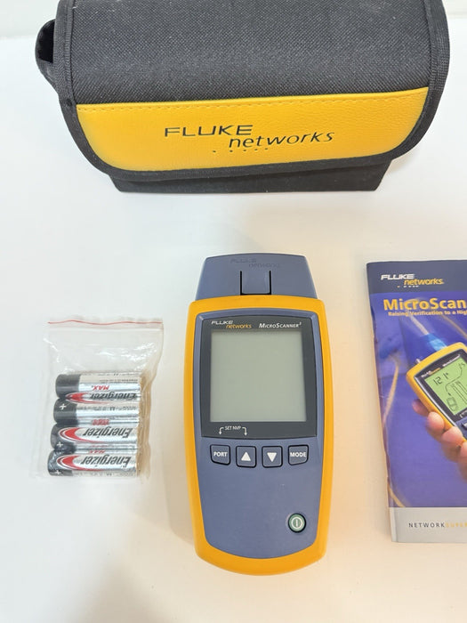 FLUKE NETWORKS MS2-100 MICROSCANNER 2 (FREE SHIPPING) TESTED
