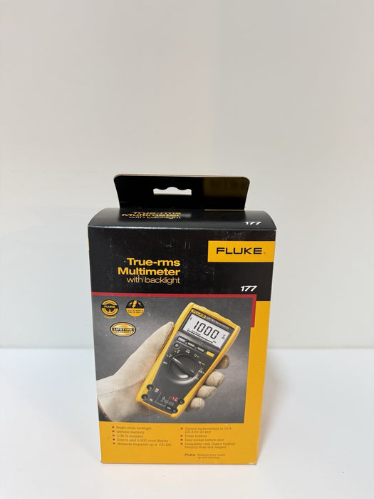 FLUKE 177 TRUE RMS MULTIMETER (NEE FACTORY SEALED) CALIBRATED 2025 / SHIPS FAST